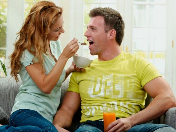 A nutrición adecuada é a clave para a saúde do home, incluída a saúde sexual.