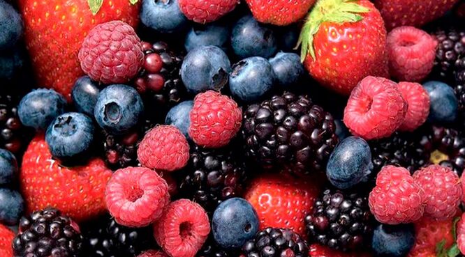 froitas frescas para aumentar a potencia despois dos 60